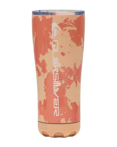 Quiksilver The Zuma Peach Tie Dye Tumbler With Speaker In Multi