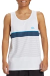 Quiksilver Tijuana Stripe Tank In White