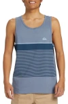 Quiksilver Tijuana Stripe Tank In Blue