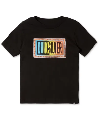 Quiksilver Kids' Toddler & Little Boys Day Tipper Logo Graphic T-shirt In Black