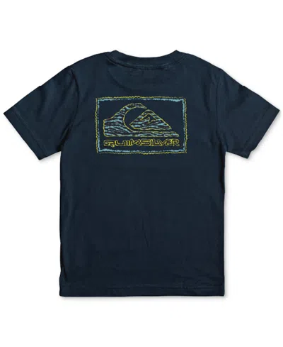 Quiksilver Kids' Toddler & Little Boys Surf Safari Logo-print T-shirt In Dark Navy