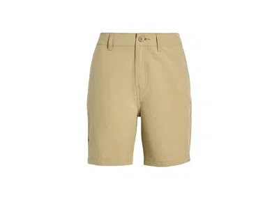 Quiksilver Union Amphibian (big Kid) Boy's Shorts Twill : 29 (18 Big Kid) 6.5, Polyester/spandex In Brown