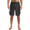 Quiksilver Union Amphibian Cargo 20 Hybrid Shorts In Black