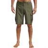 Quiksilver Union Amphibian Cargo 20 Hybrid Shorts In Green