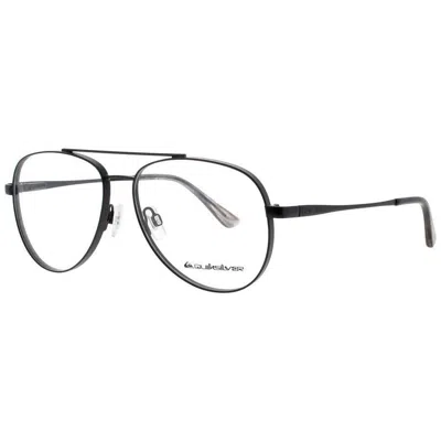Quiksilver Unisex Black Rectangular Eyeglass Frames -qs1015-mblk-56
