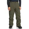 Quiksilver Utility Waterproof Snow Ski Pants In Green
