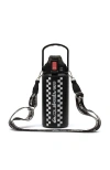 Quiksilver Ventura Double Walled Insulated 30oz Stainless Steel Tumbler With Cross Body Strap In Black