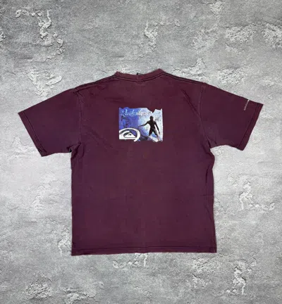 Pre-owned Quiksilver Vintage 2000s Surfcore T-shirt Tee Size L Y2k In Multi