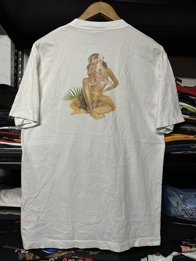 Pre-owned Quiksilver Vintage 90's  Nekad Girl Aloha Faded Tee