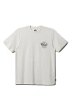 Quiksilver Wake Up World Graphic T-shirt In Tofu