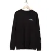 Quiksilver Warp Drive Long Sleeve T-shirt In Black