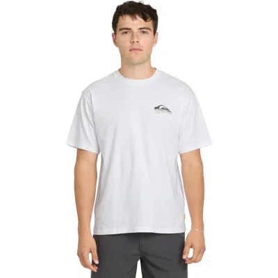 Quiksilver Waterman Bottle Life Short Sleeve Shirt In White