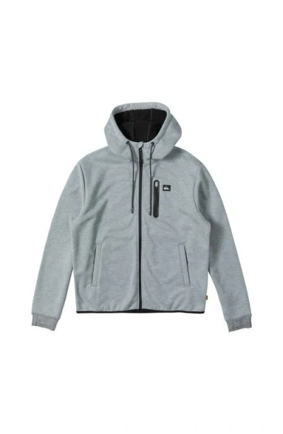 Quiksilver Waterman Departure Zip Fleece In Gray