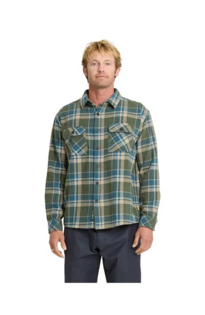 Quiksilver Waterman Dover Flannel In Green