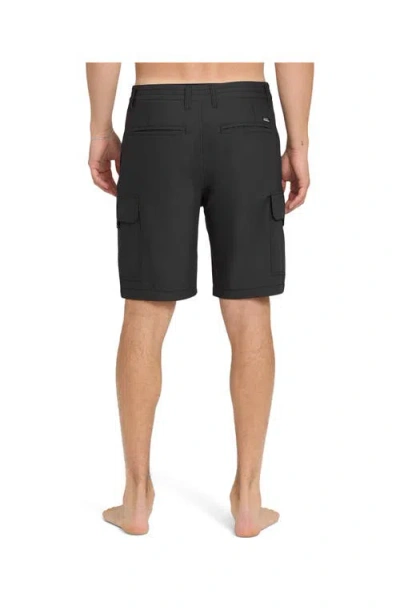 Quiksilver Waterman Legion Cargo 20 Shorts In Black