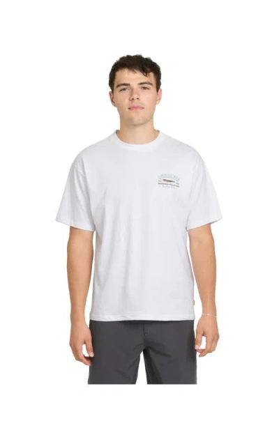 Quiksilver Waterman Lure Shop Short Sleeve Shirt In White