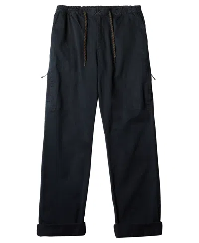 Quiksilver Waterman Men's After Surf Elastic Waist Pants In Black