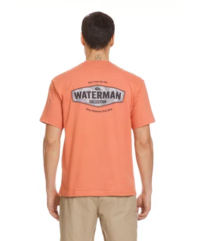 Quiksilver Waterman Men's Banner T-shirt In Apricot