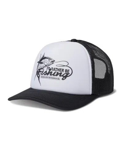 Quiksilver Waterman Men's Big Game Foam Trucker Cap In White