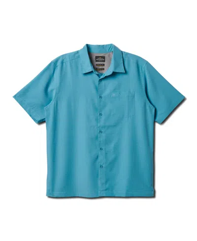 Quiksilver Waterman Men's Centinela Woven Shirt In Aqua