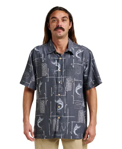 Quiksilver Waterman Men's Comfort Fit Shirt In Black