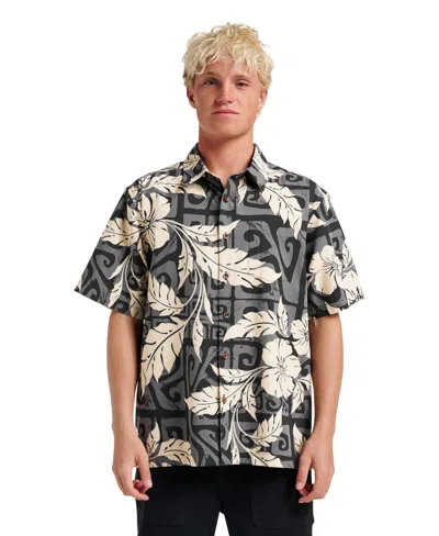 Quiksilver Waterman Men's Comfort Fit Shirt In Black