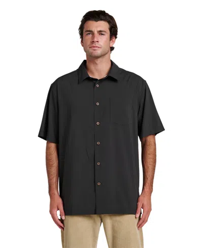 Quiksilver Waterman Men's Comfort Fit Shirt In Black