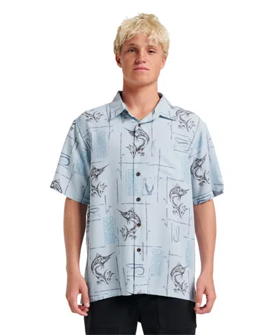 Quiksilver Waterman Men's Comfort Fit Shirt In Blue