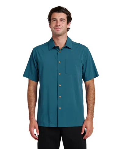 Quiksilver Waterman Men's Comfort Fit Shirt In Blue