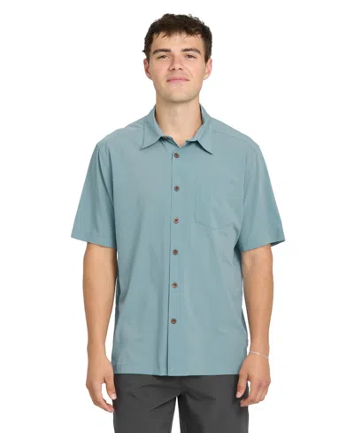 Quiksilver Waterman Men's Comfort Fit Shirt In Blue