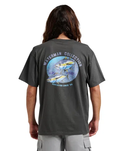 Quiksilver Waterman Men's Comfort Fit T-shirt In Black