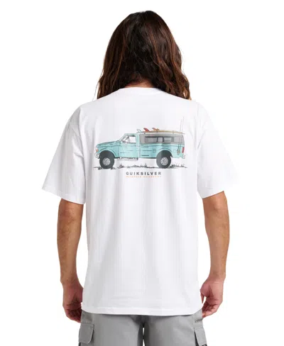 Quiksilver Waterman Men's Comfort Fit T-shirt In White