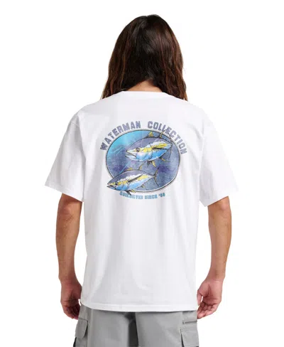 Quiksilver Waterman Men's Comfort Fit T-shirt In White