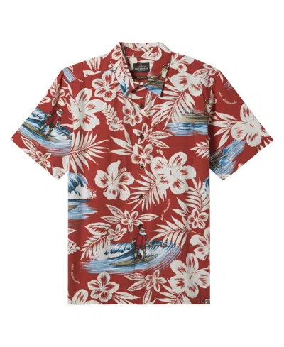 Quiksilver Waterman Men's Day Off Short Sleeve Shirt In Tandori Spice Print 4