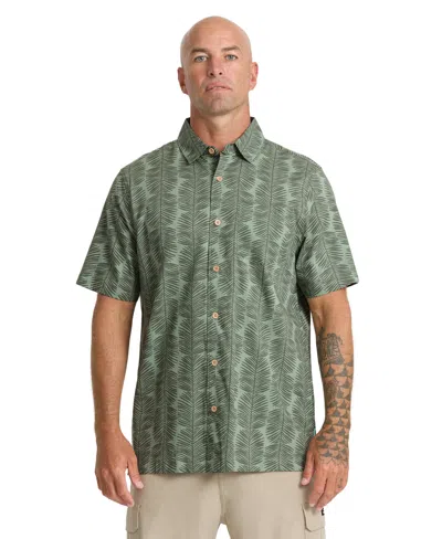 Quiksilver Waterman Men's Eden Regular-fit Shirt In Green