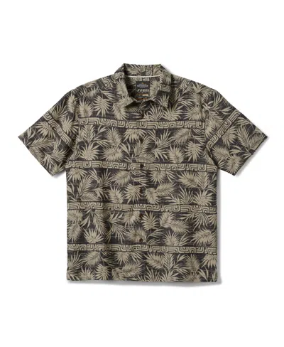 Quiksilver Waterman Men's Fern Garden Woven Shirt In Phantom