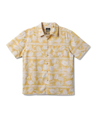 Quiksilver Waterman Men's Fern Garden Woven Shirt In Pineapple