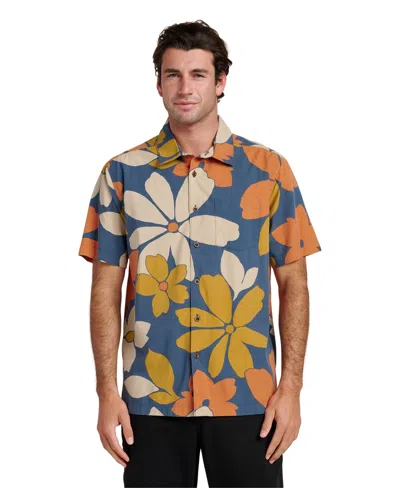 Quiksilver Waterman Men's Flower Power Classic-fit Shirt In Green