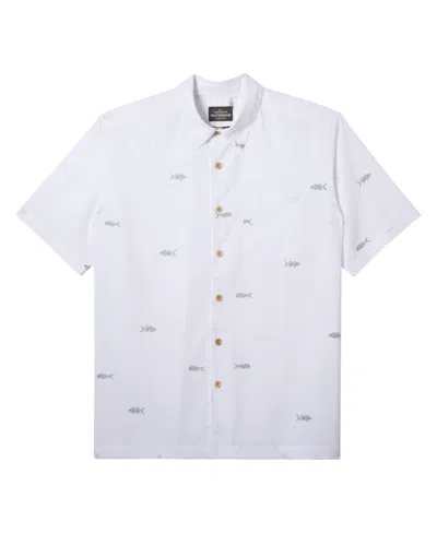 Quiksilver Waterman Men's Full House Short Sleeve Shirt In White