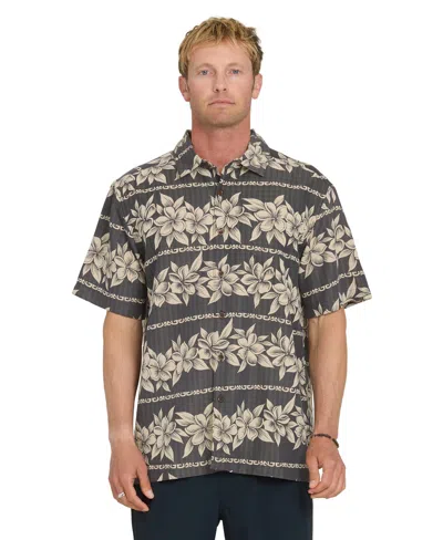Quiksilver Waterman Men's Horizons Short-sleeve Woven Shirt In Black