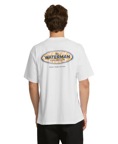 Quiksilver Waterman Men's Inter Fill Graphic T-shirt In White