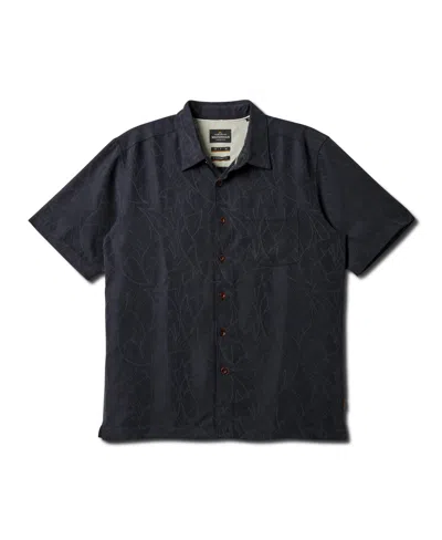 Quiksilver Waterman Men's Island Jungle Woven Shirt In Phantom