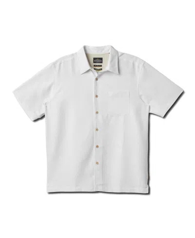 Quiksilver Waterman Men's Island Jungle Woven Shirt In White