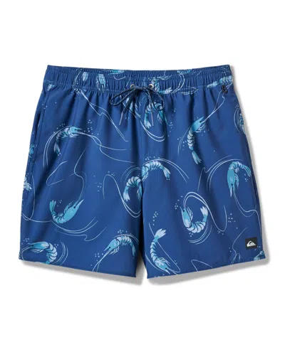 Quiksilver Waterman Men's Jumbo Volley Shorts In Blue
