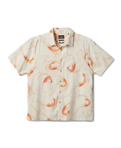 Quiksilver Waterman Men's Jumbo Woven Shirt In Bone White