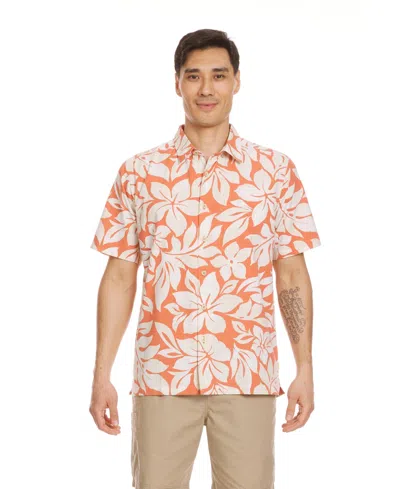 Quiksilver Waterman Men's Kahuna Woven Shirt In Apricot