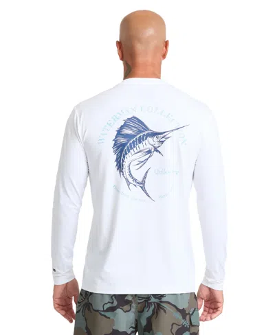 Quiksilver Waterman Men's Long-sleeve Cool Breeze T-shirt In White