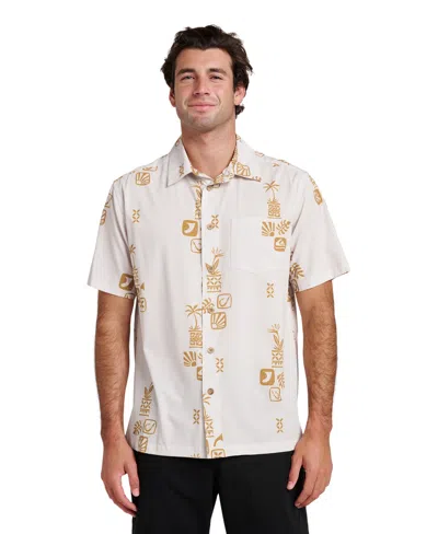 Quiksilver Waterman Men's Mystic Fin Shirt In Gold
