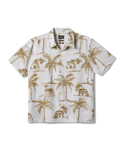 Quiksilver Waterman Men's Off The Grid Woven Shirt In Bone White