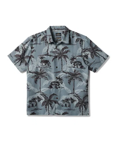 Quiksilver Waterman Men's Off The Grid Woven Shirt In Carbon